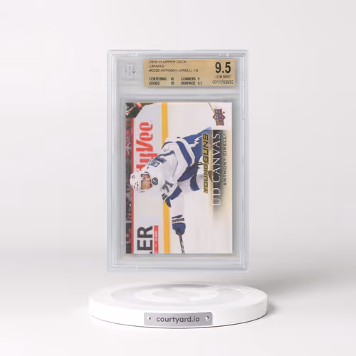 2018 Upper Deck Canvas #C236 Anthony Cirelli YG (BGS 9.5 GEM MINT)