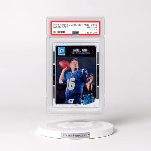 2016 Panini Donruss Optic #172 Jared Goff (PSA 10 GEM MINT)