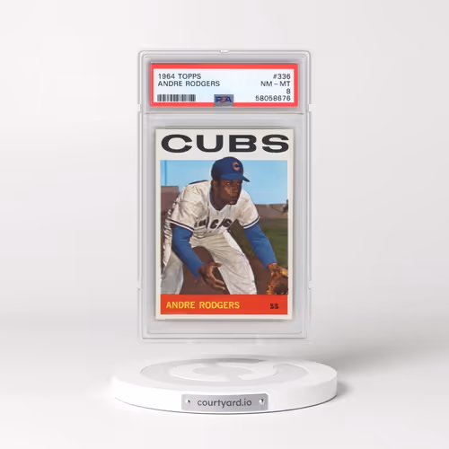 1964 Topps #336 Andre Rodgers (PSA 8 NM-MT)