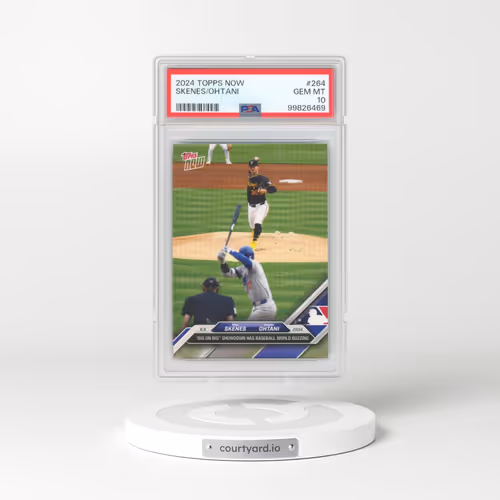 2024 Topps Now #264 Paul Skenes/Shohei Ohtani (PSA 10 GEM MINT)