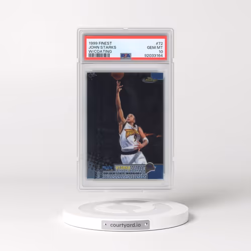 1999 Finest #72 John Starks - w/Coating (PSA 10 GEM MINT)
