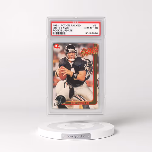 1991 Action Packed Rookie Update #21 Brett Favre (PSA 10 GEM MINT)