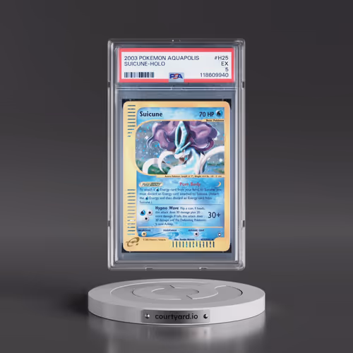 2003 Pokémon Aquapolis #H25 Suicune - Holo (PSA 5 EX)