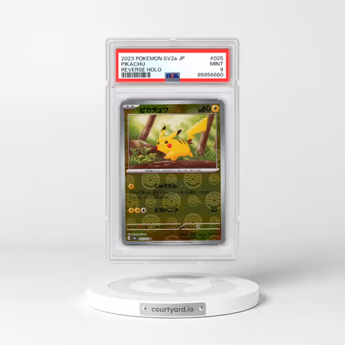 2023 Pokémon Sv2a-Pokemon 151 #025 Pikachu - Reverse Holo (PSA 9 MINT)