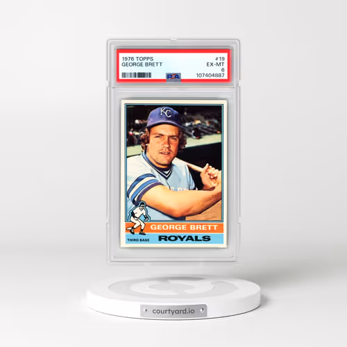 1976 Topps #19 George Brett (PSA 6 EX-MT)