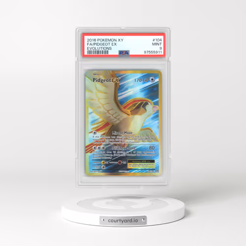 2016 Evolutions #104 Pidgeot EX - Ultra Rare Holo (PSA 9 MINT)