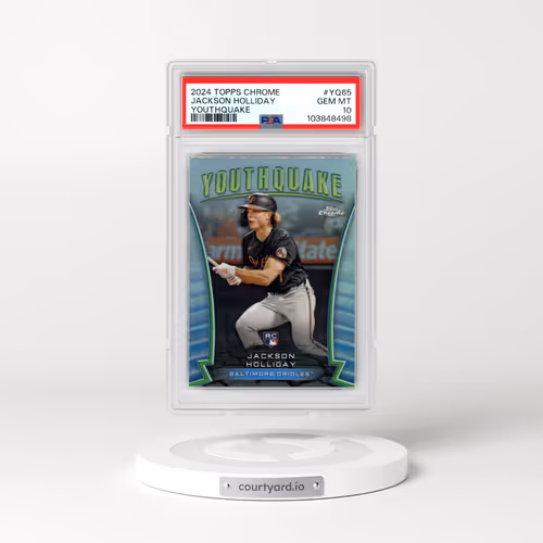 2024 Topps Chrome Youthquake #YQ65 Jackson Holliday - Update (PSA 10 GEM MINT)