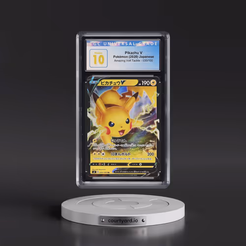 2020 Pokémon Sword & Shield Amazing Volt Tackle #030 Pikachu V - Holo (CGC 10 PRISTINE)