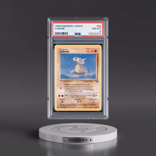 1999 Pokémon Jungle #50 Cubone (PSA 8 NM-MT)