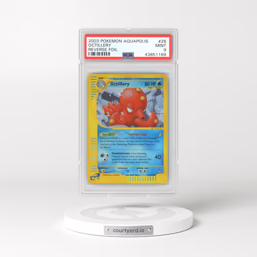 2003 Pokémon Aquapolis #26 Octillery - Reverse Foil (PSA 9 MINT)