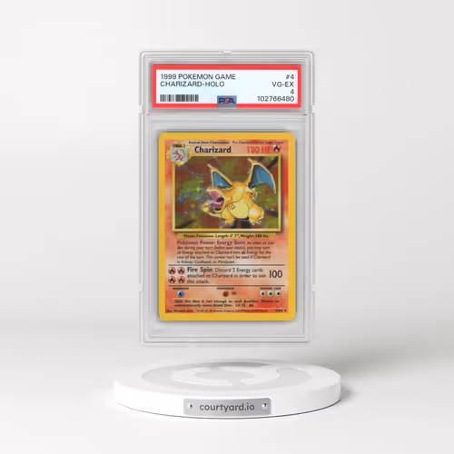 1999 Pokémon Game #4 Charizard - Holo (PSA 4 VG-EX)