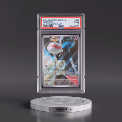 2024 Pokémon Twm EN-Twilight Masquerade #179 Chimecho - Illustration Rare (PSA 9 MINT)