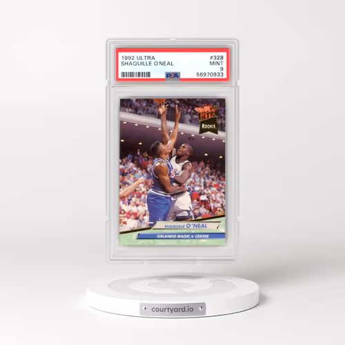 1992 Ultra #328 Shaquille O'Neal (PSA 9 MINT)