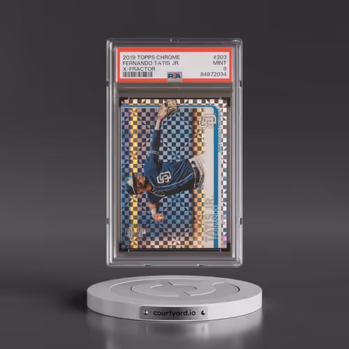 2019 Topps Chrome #203 Fernando Tatis Jr. - X-Fractor (PSA 9 MINT)