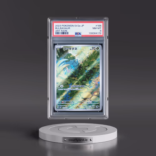 2023 Pokémon Sv2a-Pokémon 151 #166 Bulbasaur - Art Rare (PSA 8 NM-MT)