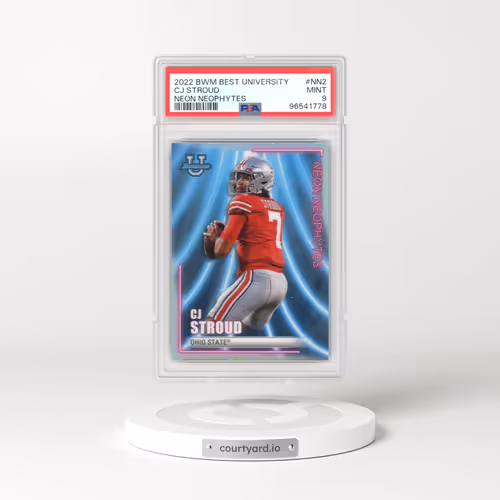 2022 Bowman's Best University Neon Neophytes #NN2 CJ Stroud (PSA 9 MINT)