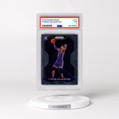 2020 Panini Prizm #262 Tyrese Haliburton (PSA 7 NM)