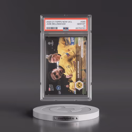 2020 Topps Now UEFA Champions League #065 Jude Bellingham (PSA 10 GEM MINT)