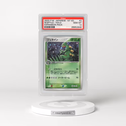 2003 Pokémon Expansion Pack #003 Sceptile - 1st Edition Holo (PSA 10 GEM MINT)