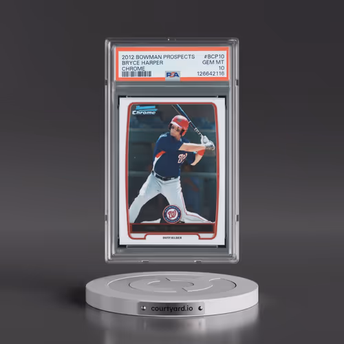 2012 Bowman Prospects #BCP10 Bryce Harper - Chrome (PSA 10 GEM MINT)