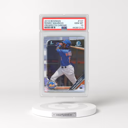 2019 Bowman Prospects Chrome #107 Ronny Mauricio (PSA 10 GEM MINT)