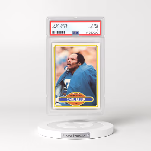 1980 Topps #189 Carl Eller (PSA 8 NM-MT)