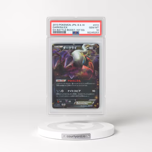 2013 Pokémon Black & White EX Battle Boost #072 Darkrai EX - 1st Edition Holo (PSA 10 GEM MINT)