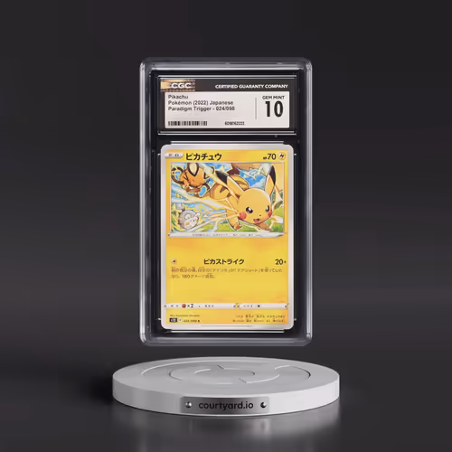 2022 Pokémon Sword & Shield Paradigm Trigger #024 Pikachu (CGC 10 GEM MINT)