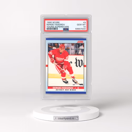 1990 Score Young Superstars #9 Sergei Fedorov (PSA 10 GEM MINT)