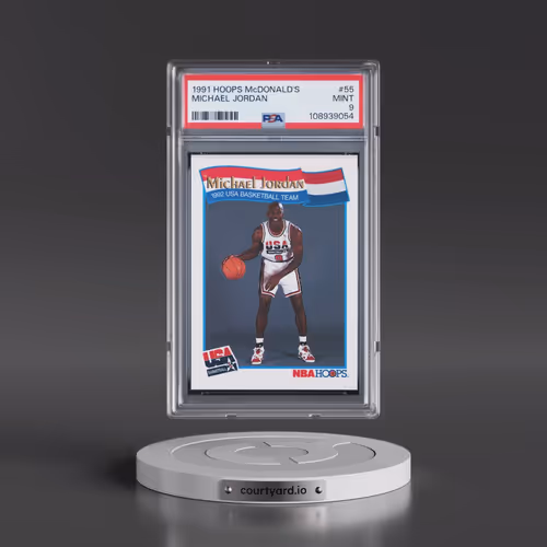 1991 Hoops McDonald's #55 Michael Jordan (PSA 9 MINT)