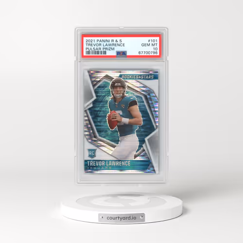 2021 Panini Rookies & Stars #101 Trevor Lawrence - Pulsar Prizm (PSA 10 GEM MINT)