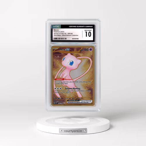 2023 Scarlet & Violet 151 - MEW EN #205/165 Mew ex - Gold Metal - Ultra-Premium Collection (CGC 10 GEM MINT)