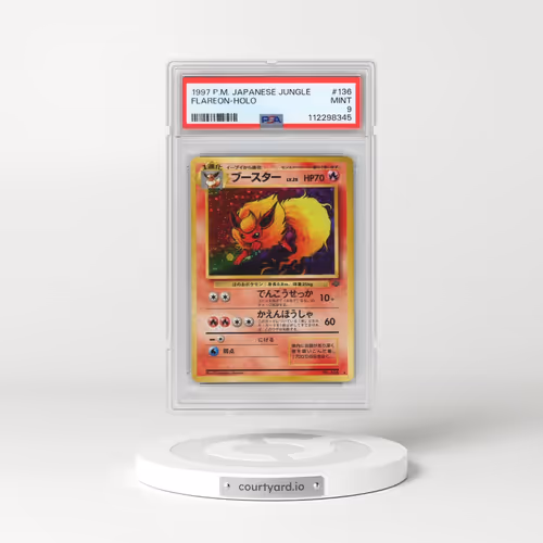 1997 Pokémon Jungle #136 Flareon - Holo (PSA 9 MINT)