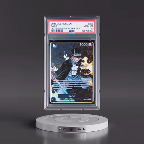 2025 One Piece Japanese 2nd Anniversary Set #083 Sabo (PSA 10 GEM MINT)