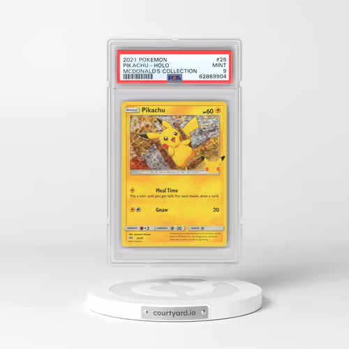 2021 Pokémon Mcdonald's Collection #25 Pikachu - Holo (PSA 9 MINT)