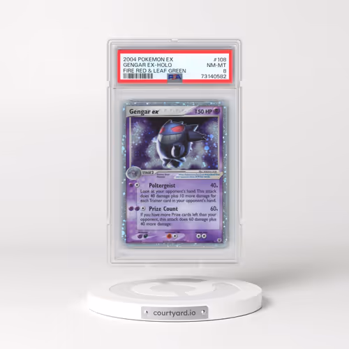 2004 Pokémon EX Fire Red & Leaf Green #108 Gengar EX - Holo Holo (PSA 8 NM-MT)