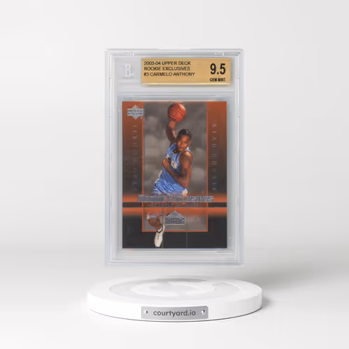 2003 Upper Deck Rookie Exclusives #3 Carmelo Anthony (BGS 9.5 GEM MINT)
