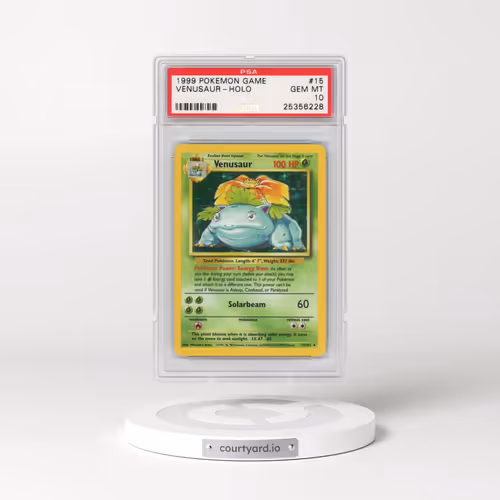 1999 Pokémon Game #15 Venusaur - Holo (PSA 10 GEM MINT)