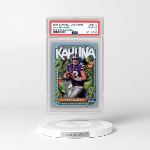 2023 Bowman University Chrome the Big Kahuna #TBK19 Will Howard (PSA 10 GEM MINT)