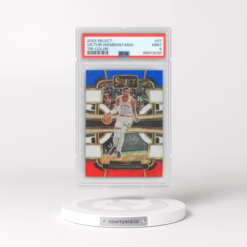 2023 Panini Select #87 Victor Wembanyama - Tri-Color (PSA 9 MINT)