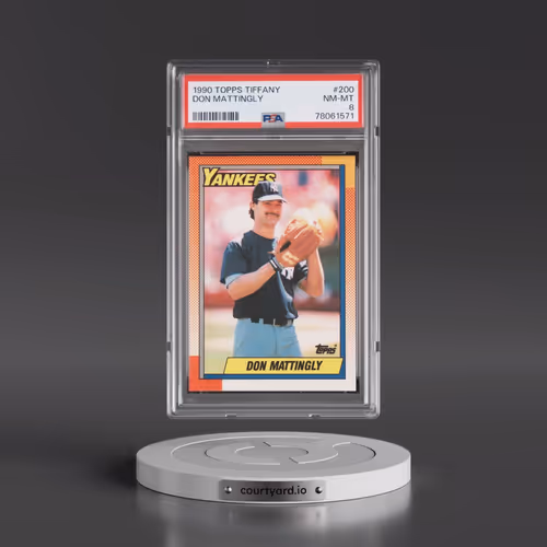 1990 Topps Tiffany #200 Don Mattingly (PSA 8 NM-MT)