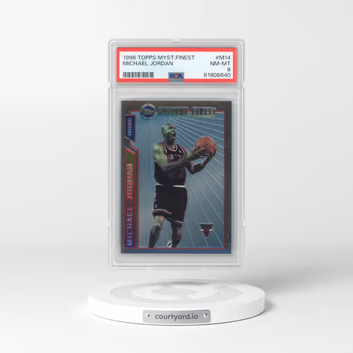 1996 Topps Mystery Finest #M14 Michael Jordan (PSA 8 NM-MT)