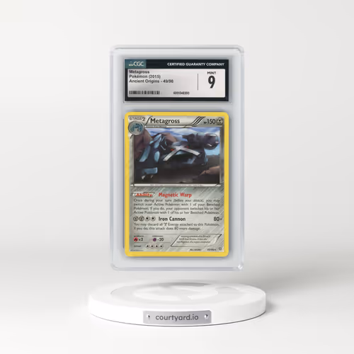 2015 Ancient Origins #49/98 Metagross (CGC 9 MINT)