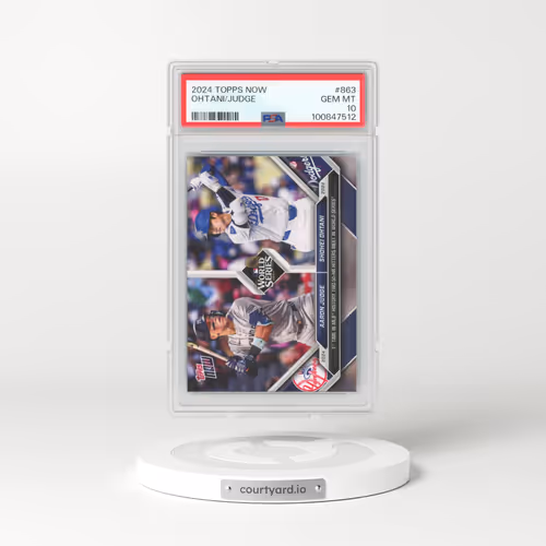 2024 Topps Now #863 Aaron Judge/Shohei Ohtani (PSA 10 GEM MINT)