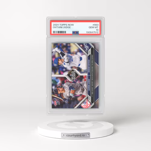 2024 Topps Now #863 Aaron Judge/Shohei Ohtani (PSA 10 GEM MINT)