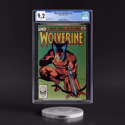 Wolverine Limited Series #4 CGC 9.2 White Pages (Marvel Comics, 12/82) - Universal