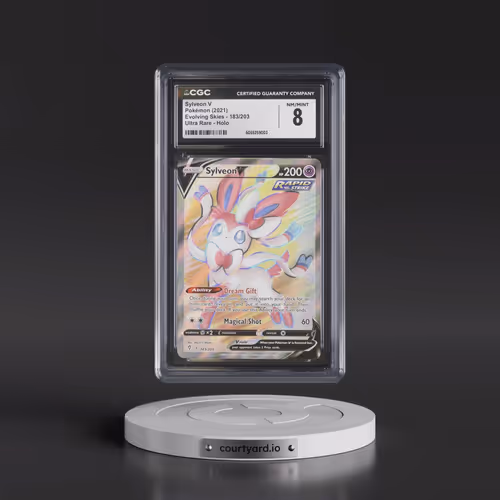 2021 Evolving Skies #183/203 Sylveon V - Ultra Rare Holo (CGC 8 NM-MT)