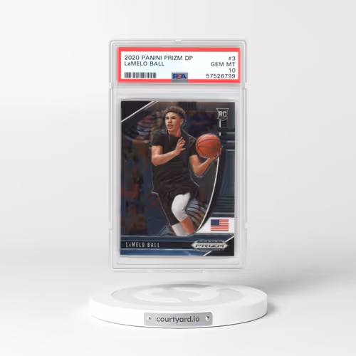 2020 Panini Prizm Draft Picks #3 LaMelo Ball (PSA 10 GEM MINT)