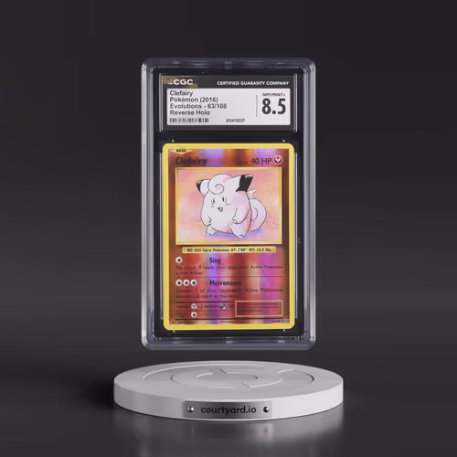 2016 Evolutions #63/108 Clefairy - Reverse Holo (CGC 8.5 NM-MT+)