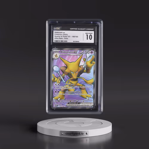 2023 Scarlet & Violet 151 - MEW EN #188/165 Alakazam ex - Ultra Rare Holo (CGC 10 GEM MINT)
